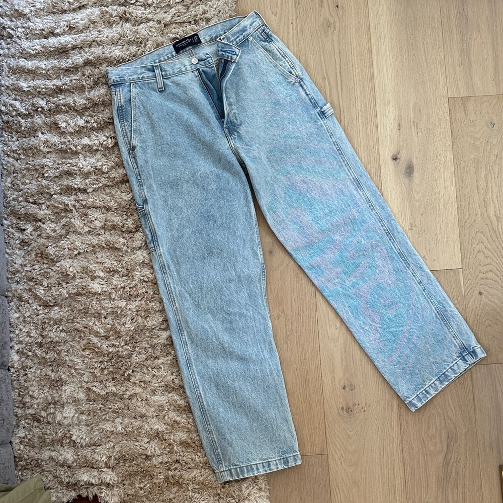 Abercrombie baggy Rigid Denim